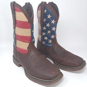 Durango Rebel Men's American Flag Pull On Western Boot Size 8.5 D DB5554